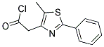 (5-METHYL-2-PHENYLTHIAZOLE-4-YL)ACETYL CHLORIDE Struktur