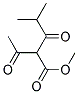 METHYL 2-ACETYL-4-METHYL-3-OXO-PENTANOATE Struktur