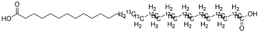 TETRADECANOIC ACID-13C14 (MYRISTIC ACID) Struktur