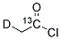 ACETYL CHLORIDE-1-13C D3 99 ATOM% 13C Struktur