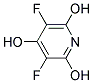 3 5-DIFLUORO-2 4 6-TRIHYDROXYPYRIDINE Struktur