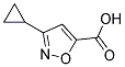 3-CYCLOPROPYLISOXAZOLE-5-CARBOXYLIC ACID Struktur