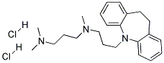 N-[3-(10,11-DIHYDRO-5H-DIBENZO-[B,F]AZEPIN-5-YL)PROPYL]-N,N',N'-TRIMETHYLPROPANE-1,3-DIAMINE DIHYDROCHLORIDE Struktur