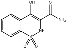 4-HYDROXY-2H-1,2-BENZOTHIAZINE-3-CARBOXAMIDE 1,1-DIOXIDE Struktur