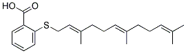 TRANS, TRANS FARNESYLTHIOSALICYLIC ACID Struktur