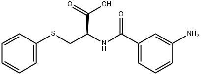 S-PHENYL-L-CYSTEINE-N-(3-AMINOPHENYL)AMIDE Struktur