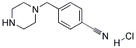 4-(PIPERAZINOMETHYL)BENZONITRILE, HYDROCHLORIDE Struktur