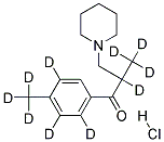 TOLPERISONE-D10, HYDROCHLORIDE Struktur