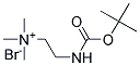 TRIMETHYL (2-N-T-BUTOXYCARBONYLAMINO)ETHYLAMMONIUM BROMIDE Struktur