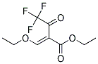 ETHYL ETHOXYMETHYLENE-3-OXO-4,4,4-TRIFLUOROBUTYRAT Struktur