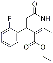 ETHYL 4-(2-FLUOROPHENYL)-2-METHYL-6-OXO-1,4,5,6-TETRAHYDROPYRIDINE-3-CARBOXYLAT Struktur