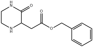 BENZYL 2-(3-OXO-2-PIPERAZINYL)ACETATE Struktur