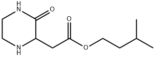 ISOPENTYL 2-(3-OXO-2-PIPERAZINYL)ACETATE Struktur