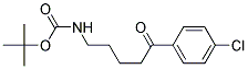 5-(N-BOC-AMINO)-4`-CHLOROPENTANOPHENONE Struktur