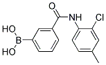 3-(2-CHLORO-4-METHYLPHENYLCARBAMOYL)PHENYLBORONIC ACID Struktur