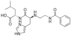 N-Hippuryl-L-histidyl-L-leucine Struktur