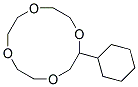 Cyclohexyl-12-crown-4 Struktur