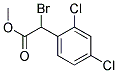 Alpha Bromo-2,4-Dichloro Phenyl Acetic Acid / Methyl Ester  Struktur