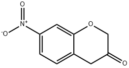 7-Nitro-3-chromanone Struktur