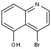 4-Bromo-5-hydroxyquinoline Struktur