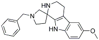 Spiro[N-benzylpyrrolidine-3',1-(6-methoxy-1,2,3,4-tetrahydro-beat-carboline)] Struktur