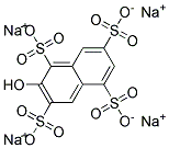 Sodium 2-Naphthol-1,3,5,7-Tetrasulfonate Struktur