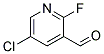 5-Chloro-2-Fluoro-Pyridine-3-Carboxaldehyde Struktur