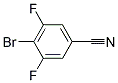 3,5-Difluoro-4-Bromobenzonitrile Struktur