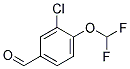 3-Chloro-4-(Difluoromethoxy)Benzaldehyde Struktur