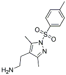 4-(2-Aminoethyl)-3,5-dimethyl-1-[(4-methylbenzene)sulphonyl]-1H-pyrazole Struktur