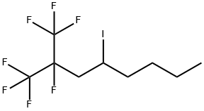 4-Iodo-1,1,1,2-tetrafluoro-2-(trifluoromethyl)octane Struktur