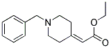 Ethyl 2-(1-benzylpiperidin-4-ylidene)acetate Struktur