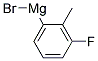 3-Fluoro-2-methylphenylmagnesium bromide 0.5M in THF Struktur