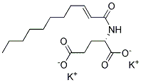 DIPOTASSIUM UNDECYLENOYL GLUTAMATE Struktur