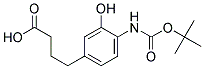 Boc-3-Hydroxy-4-aminophenylbutyric acid Struktur