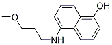 5-(3-methoxypropylamino)naphthalen-1-ol Struktur