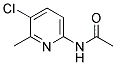 6-Acetamido-3-chloro-2-picoline Struktur