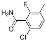 6-Chloro-2-fluoro-m-toluamide Struktur