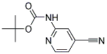 BOC-2-Amino-4-cyanopyridine Struktur