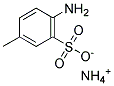 Ammonium (3-methyl-6-amino)benzene sulfonate Struktur