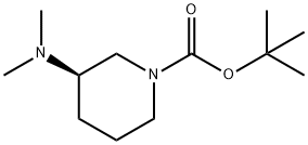 R-N-Boc-3-dimethylaminopiperidine Struktur