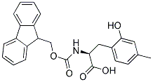 Fmoc-2-hydroxy-4-methyl-L-phenylalanine
 Struktur