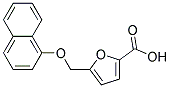 5-(NAPHTHALEN-1-YLOXYMETHYL)FURAN-2-CARBOXYLICACID 96% Struktur