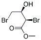 (2R,3R)-2,4-DIBROMO-3-HYDROXY-BUTYRIC ACID METHYL ESTER Struktur