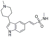 (E)-2-[3-(1-METHYL-PIPERIDIN-4-YL)-1H-INDOL-5-YL]-ETHENESULFONIC ACID METHYLAMIDE Struktur