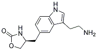 (S)-4-[3-(2-AMINO-ETHYL)-1H-INDOL-5-YLMETHYL]-OXAZOLIDIN-2-ONE Struktur