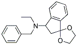 3-(N-BENZYL-N-ETHYLAMINO)-1,1-(ETHYLENEDIOXY)INDAN Struktur