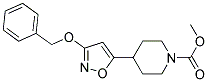 3-BENZYLOXY-5-(1-METHOXYCARBONYL-4-PIPERIDYL)ISOXAZOL Struktur