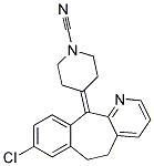 4-(8-CHLORO-5,6-DIHYDRO-BENZO[5,6]CYCLOHEPTA[1,2-B]PYRIDIN-11-YLIDENE)-PIPERIDINE-1-CARBONITRILE Struktur