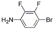 4-BROMO-2,3-DIFLUORO-PHENYLAMINE Struktur